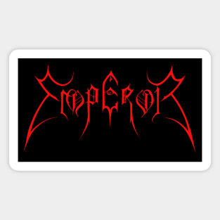 Emperor Logo | Black Metal Magnet